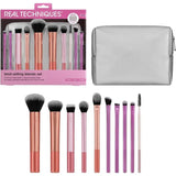 Real Techniques Best-Selling Blends Kit - 10 Piece Set With Luxury Beauty Bag