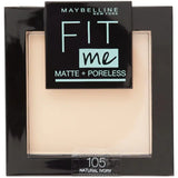 Maybelline Fit Me Matte and Poreless Pressed Powder - 105 Natural Ivory