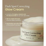 AXIS-Y Dark Spot Correcting Glow Cream - 50ml