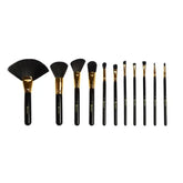 BH Cosmetics Black Dot - 11 Pieces Brush Set