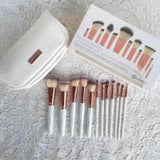 BH Cosmetics Rose Romance - 12 Pieces Brush Set With Bag