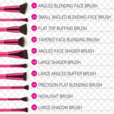 BH Cosmetics Sculpt And Blend Fan Faves - 10 Pieces Brush Set