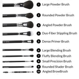 BH Cosmetics Ultimate Essentials - 10 Piece Brush Set