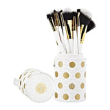 BH Cosmetics White Dot - 11 Pieces Brush Set