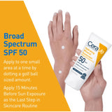 CeraVe Hydrating Mineral Sunscreen Body Lotion SPF 50 - 150 ml