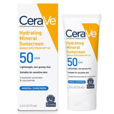 CeraVe Hydrating Mineral Sunscreen Face SPF 50 - 75ml
