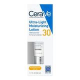 CeraVe Ultra-Light Face Moisturizer with Sunscreen SPF 30 for Daily Use for Normal to Oily Skin - 50ml
