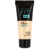 Maybelline Fit Me Matte and Poreless Foundation - 100 Warm Ivory