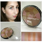 NYC Wheel Mosaic Face Powder - Bronzed Pink