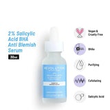Makeup Revolution Skincare Blemish 2 Percent Salicylic Acid Targeted Serum - 30ml