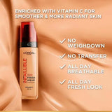 LOreal Paris Infallible 32H Freshwear Liquid Foundation 30ml - 110 Cool Rose