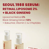 K-Secret Retinal Liposome 2% + Black Ginseng Serum - 30ml