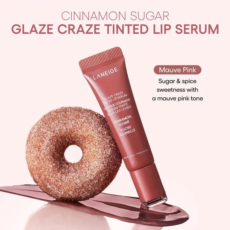 Laneige Glaze Craze Tinted Lip Serum - Cinnamon Sugar