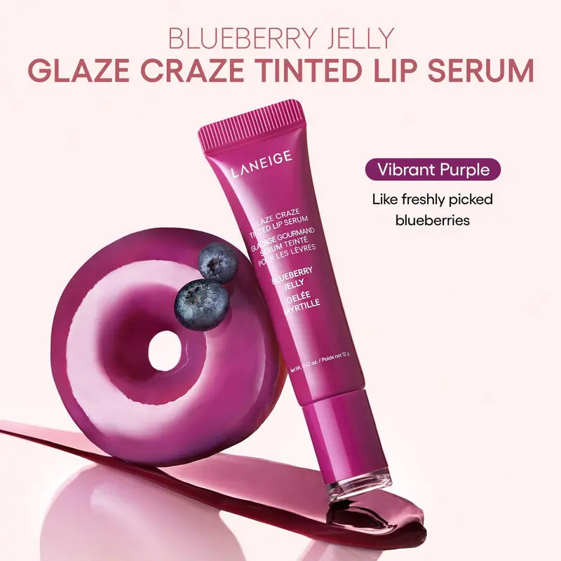Laneige Glaze Craze Tinted Lip Serum - Blueberry Jelly