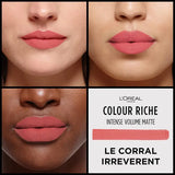 L'Oréal Paris Colour Riche Intense Volume Matte Lipstick - 163 Le Coral Irreverent