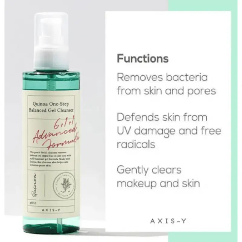 AXIS-Y Quinoa One Step Balanced Gel Cleanser - 180ml