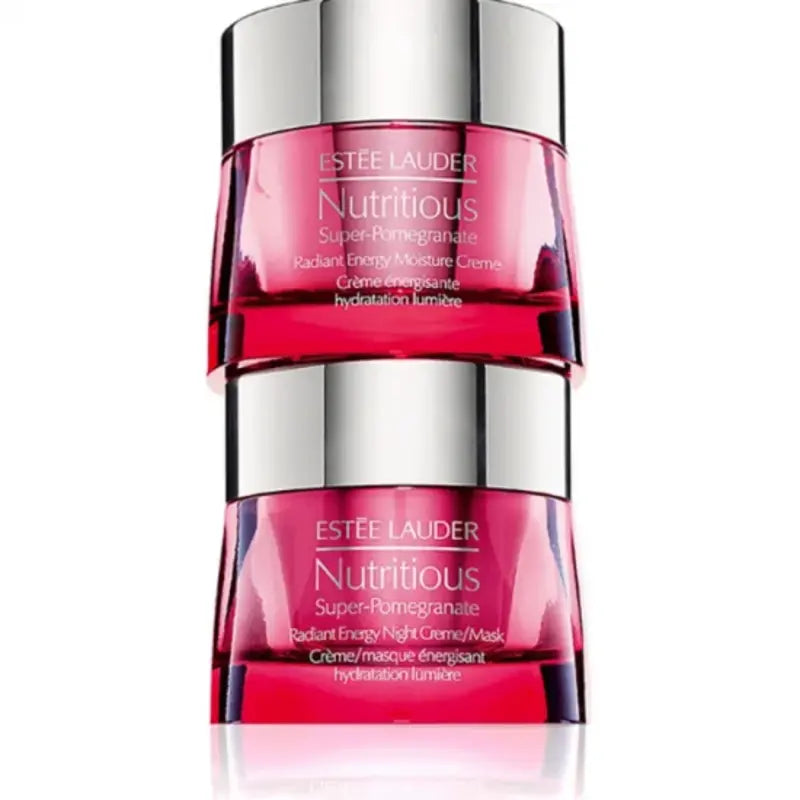 Estee Lauder Nutritious Super-Pomegranate Day ＆ Night Radiance Set - 50ml x 2
