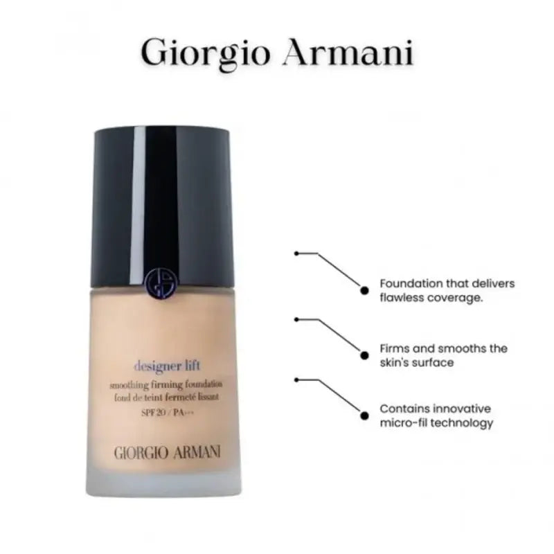 Giorgio Armani Designer Lift Smoothing Firming Foundation SPF20 - 30ml - 2