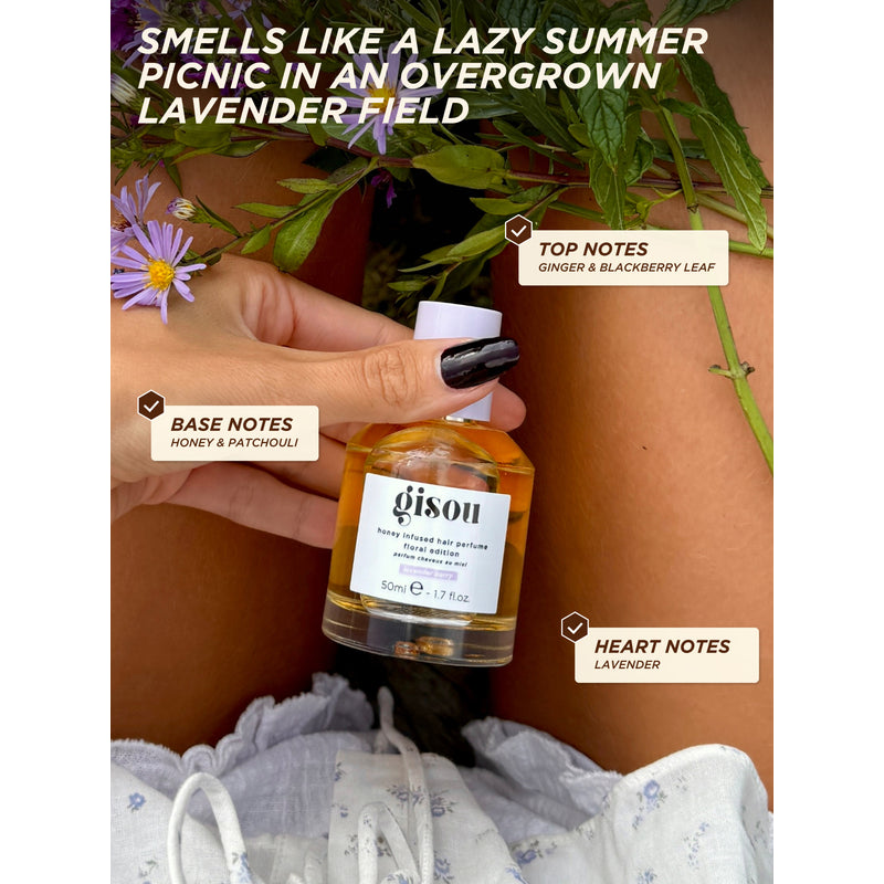 Gisou Honey Infused Hair Perfume Lavender Berry - 50ml