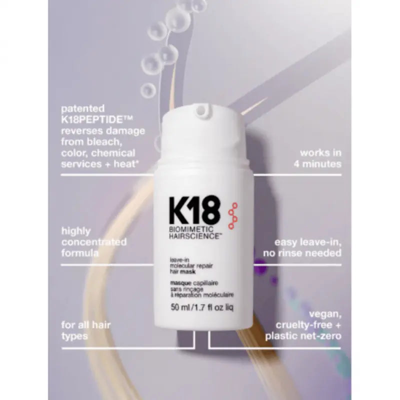 K18 Leave-in Molecular Repair Hair Mask - 50ml