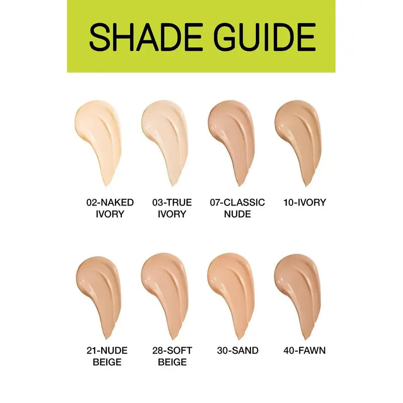 Maybelline Super Stay Active Wear 30H Foundation - 07 Classic Nude - 30ml