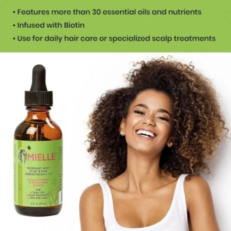 Mielle Organics Rosemary Mint Scalp and Hair Strengthening Oil - 59ml