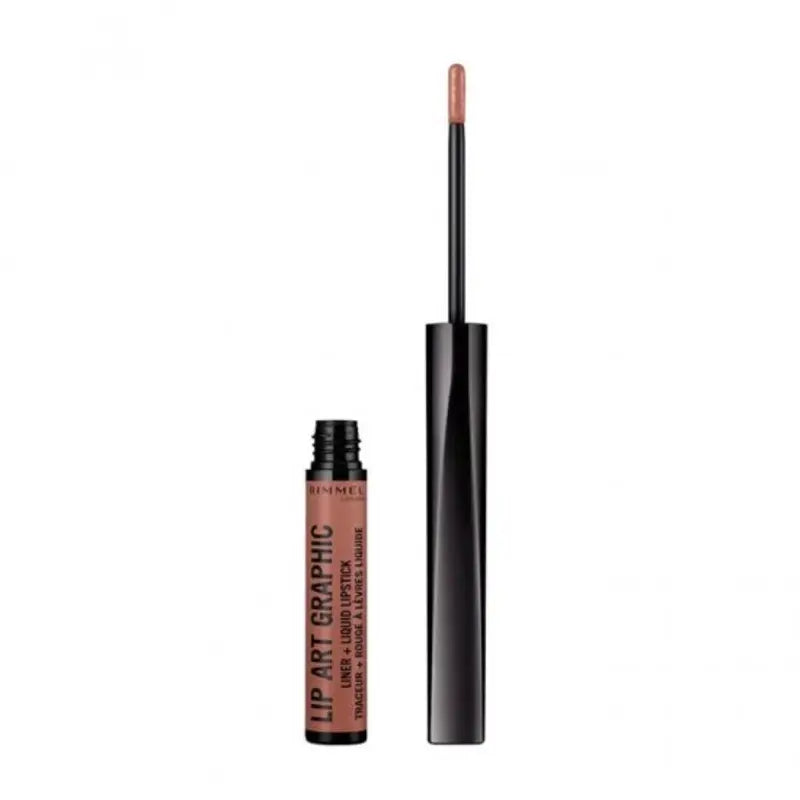 Rimmel Lip Art Graphic Liner and Liquid Lipstick - 810 Be Free