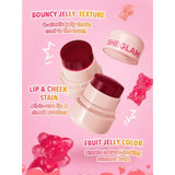SHEGLAM Jelly-Licious Hydrating Lip and Blush Tint - Cheerio