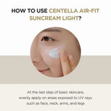Skin1004 Madagascar Centella Air-Fit Suncream Light SPF 30 - 50ml