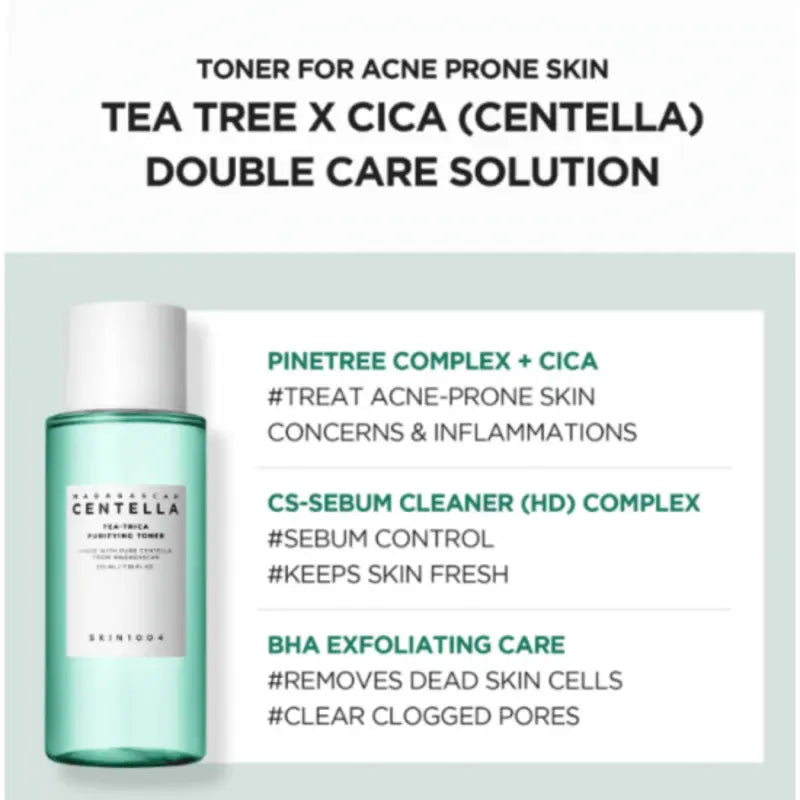 Skin1004 Madagascar Centella Tea-Trica Purifying Toner - 210ml