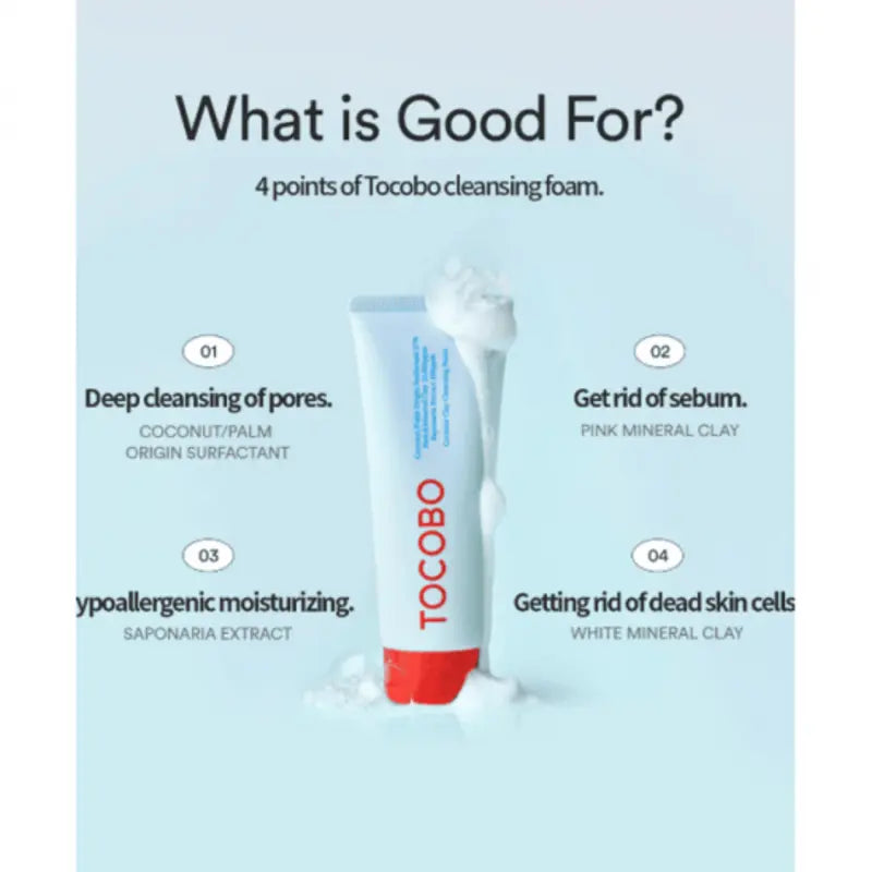 TOCOBO Coconut Clay Cleansing Foam - 150ml