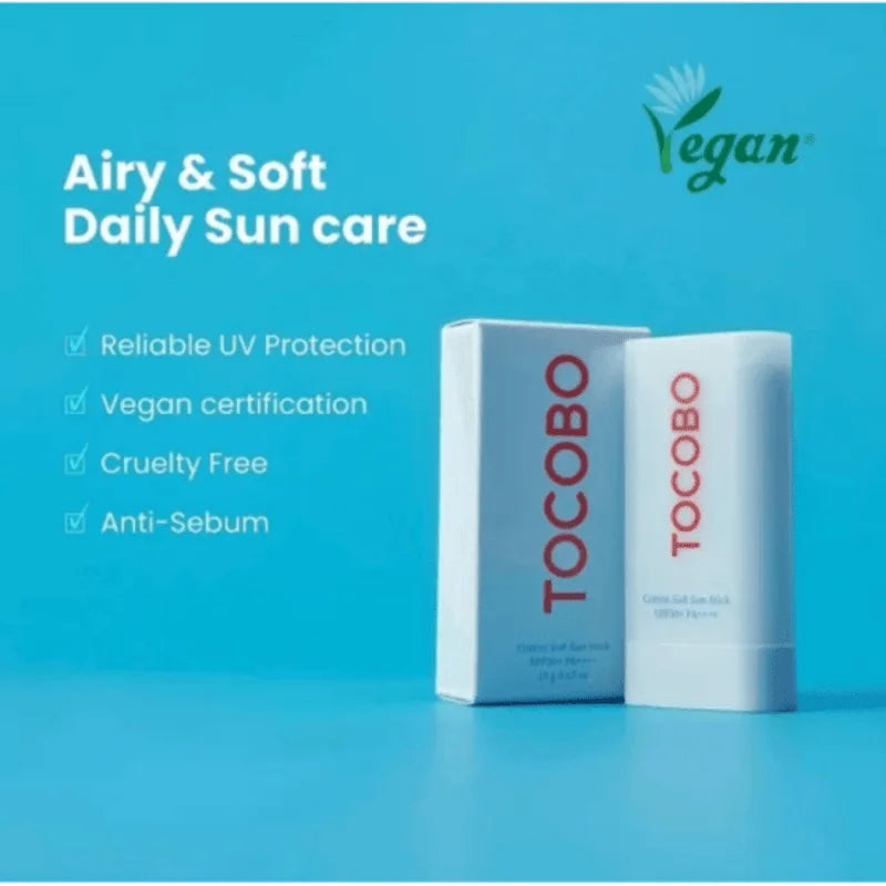 TOCOBO Cotton Soft Sun Stick SPF50 Plus PA - 19g