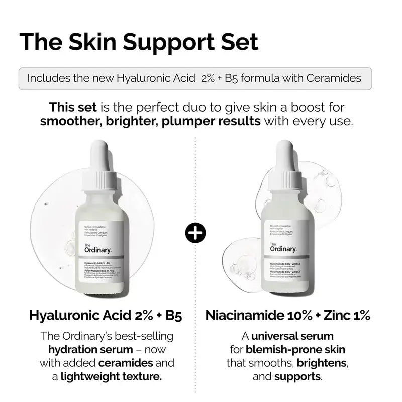 The Ordinary Skin Support Set - 2 x 30ml