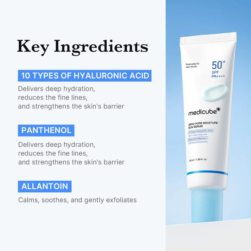 Medicube Zero Pore Moisture Sun Serum - 50ml