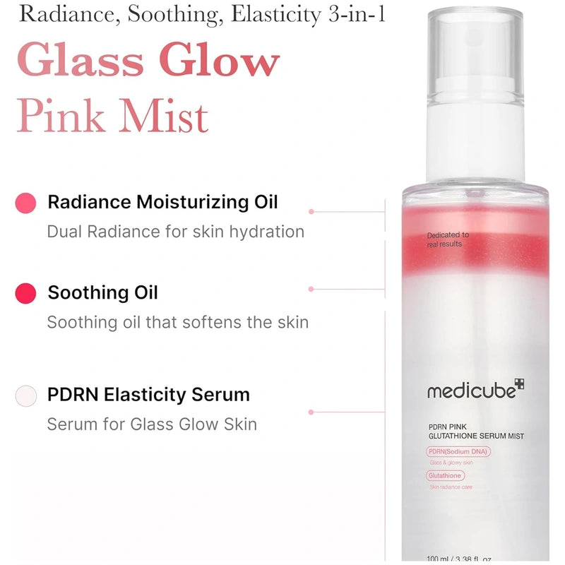 Medicube PDRN Pink Glutathione Serum Mist - 100ml