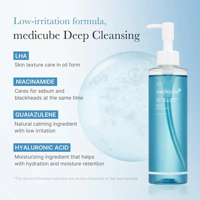Medicube Zero Pore Blackhead Deep Cleansing Oil - 205ml